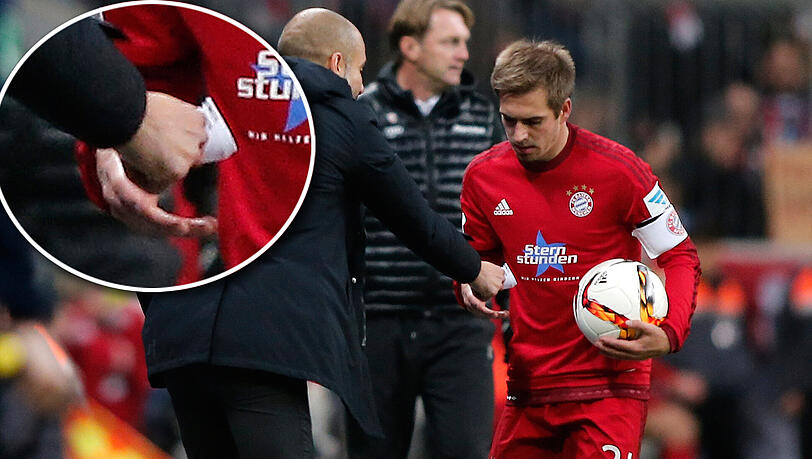 Philipp Lahm bekam Instruktionen von Pep. Erst dann lief's.