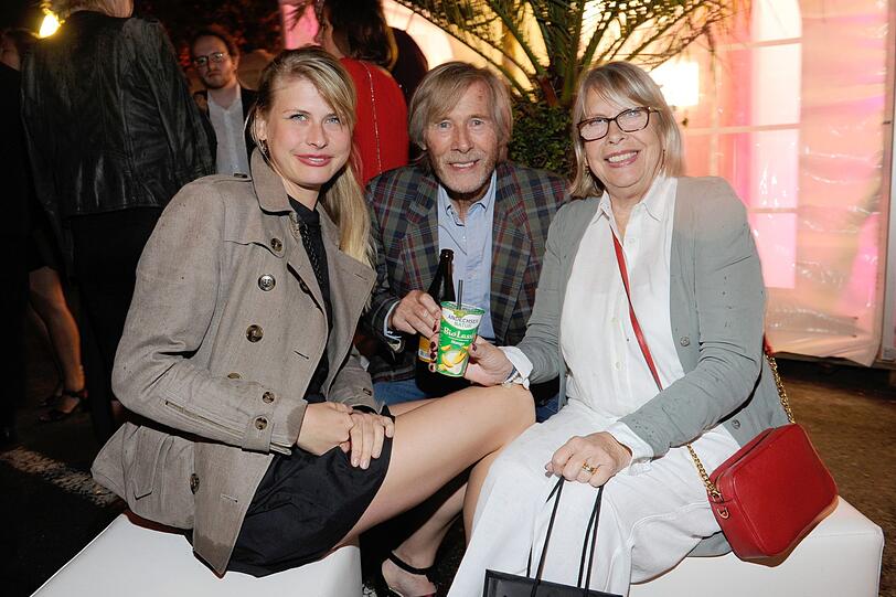 Horst Janson mit Frau Hella und Tochter Laura Janson