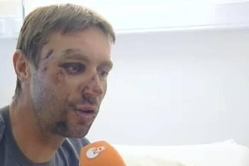 "Ich bin noch nicht ganz klar im Kopf": Der vom Unfall schwer gezeichnete Jens Voigt.