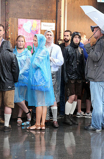 Impressionen von der Regen-Wiesn 2016.