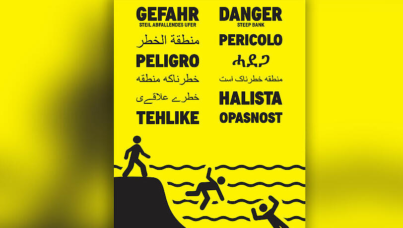 Dieses Schild könnte Leben retten. Dieses Schild könnte Leben retten.