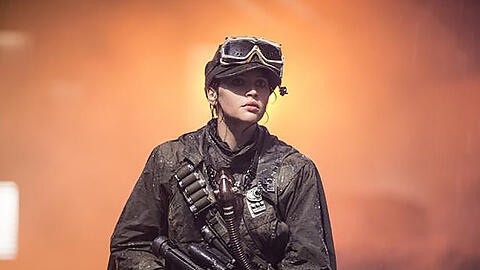 Jyn Erso (Felicity Jones) in "Rogue One: A Star Wars Story"