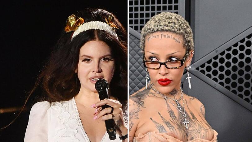 Lana Del Rey (li.) und Rapperin Doja Cat gehören zu den diesjährigen Headlinern des Coachella-Festivals