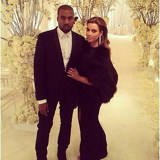Kanye West und Kim Kardashian