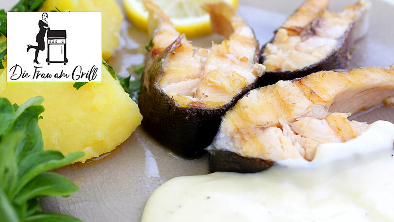 Auf dem Grill oder in der Pfanne zubereitet - Forellen in der Steak-Variante. Auf dem Grill oder in der Pfanne zubereitet - Forellen in der Steak-Variante.