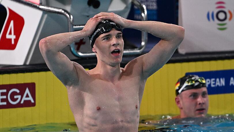 Johannes Liebmann verblüfft die Schwimm-Welt. Johannes Liebmann verblüfft die Schwimm-Welt.
