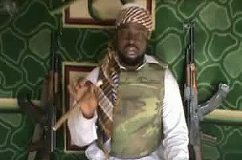 Archiv-Aufnahme des mutmaßlichen Boko-Haram-Chefs Abubakar Shekau.