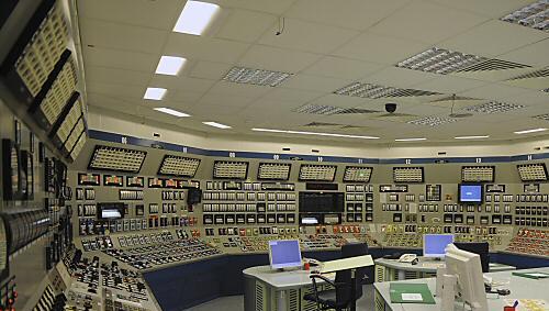Kontrollraum im Atommeiler Krsko Kontrollraum im Atommeiler Krsko