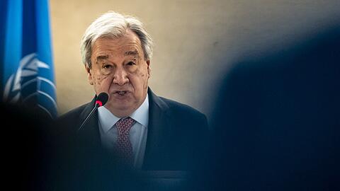 UN-Generalsekretär Antonio Guterres äußerte Sorge.