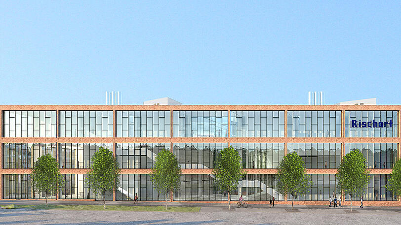 So soll er mal aussehen: Der Rischart-Neubau an der Theresienhöhe.