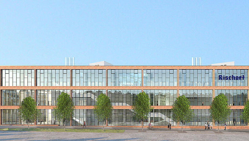 So soll er mal aussehen: Der Rischart-Neubau an der Theresienhöhe. So soll er mal aussehen: Der Rischart-Neubau an der Theresienhöhe.