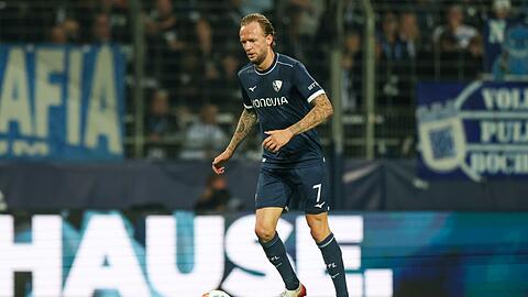 Kevin Vogt machte sein bislang letztes Spiel f&uuml;r den VfL Bochum am 27. September 2025 gegen Fortuna D&uuml;sseldorf (Archivbild).