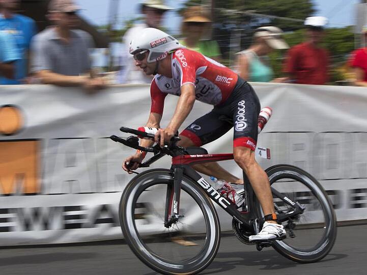 Bart Aernouts in Aktion beim Ironman. Foto: Bruce Omori/Archivbild