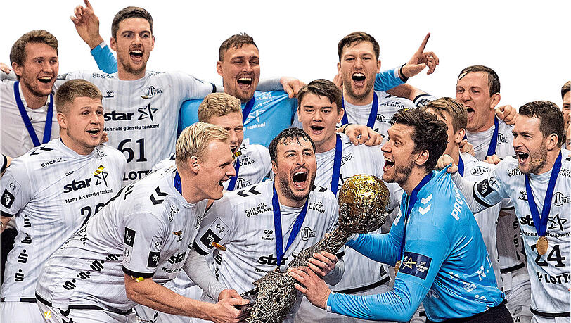 Champions-League-Sieger 2020: Die Handballer des THW Kiel. Champions-League-Sieger 2020: Die Handballer des THW Kiel.