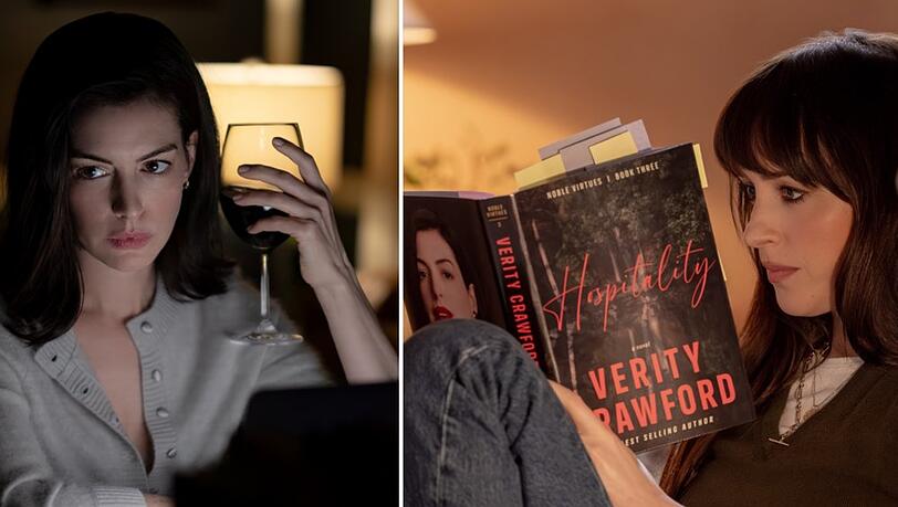Anne Hathaway (l.) und Dakota Johnson in der Bestseller-Verfilmung "Verity - Dunkle Geheimnisse". Anne Hathaway (l.) und Dakota Johnson in der Bestseller-Verfilmung "Verity - Dunkle Geheimnisse".