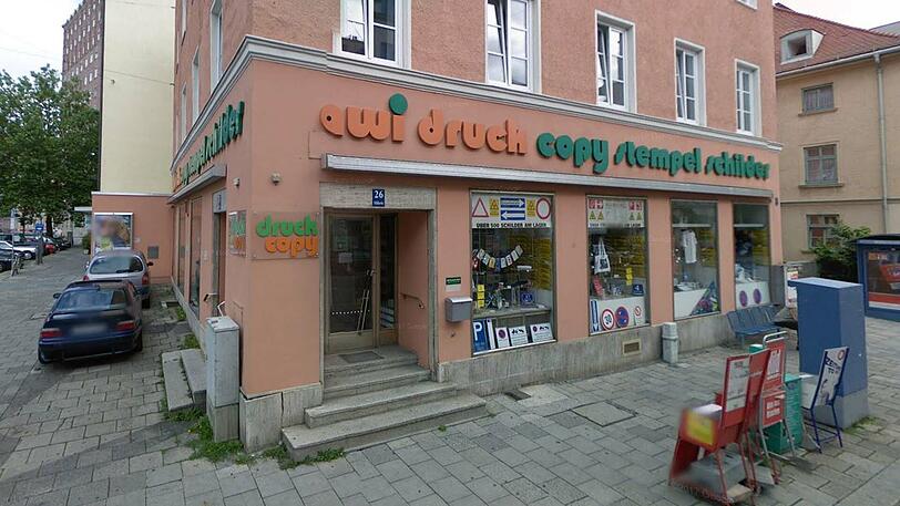 Eine Aufnahme aus der Zeit, als hier noch ein Stempelladen war.