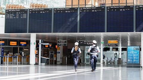 Am Terminal 2 läuft man derzeit kaum einem Passagier über den Weg &ndash; und auch Flüge starten kaum.