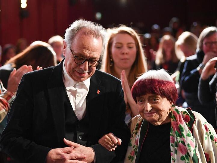 Berlinale-Chef Dieter Kosslick und Film-Ikone Agnes Varda.