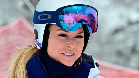 Lindsey Vonn st&uuml;rzte bei den Olympischen Spielen 2026 schwer.