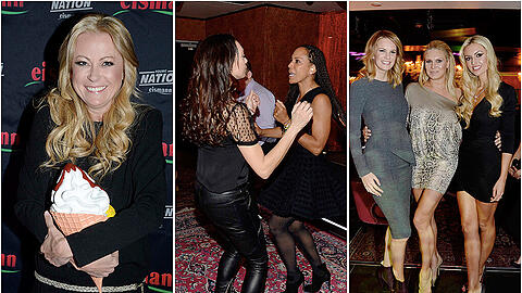 Frauen-Power im P1: Jenny Elvers feierte zusammen mit Lilly und Barbara Becker bei einer Charity-Party.