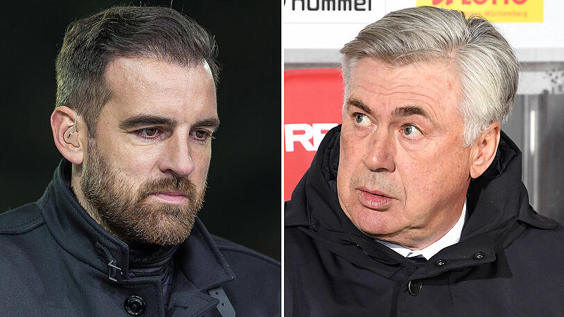 Christoph Metzelder (links) und Carlo Ancelotti.