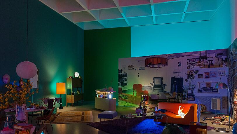 "Himalaya Goldsteins Stube" von Pipilotti Rist. "Himalaya Goldsteins Stube" von Pipilotti Rist.