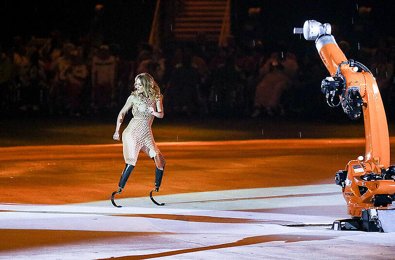 Die Bilder der emotionalen Eröffnungsfeier der paralympischen Spiele in Rio.