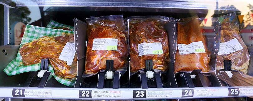 Und natürlich Grillgut.