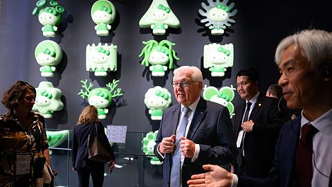 Bundespräsident Steinmeier eröffnet den Deutschen Nationentag bei der Expo 2025.