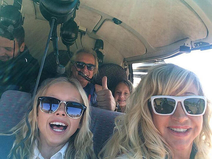 Robert und Carmen Geiss mit ihren Töchtern