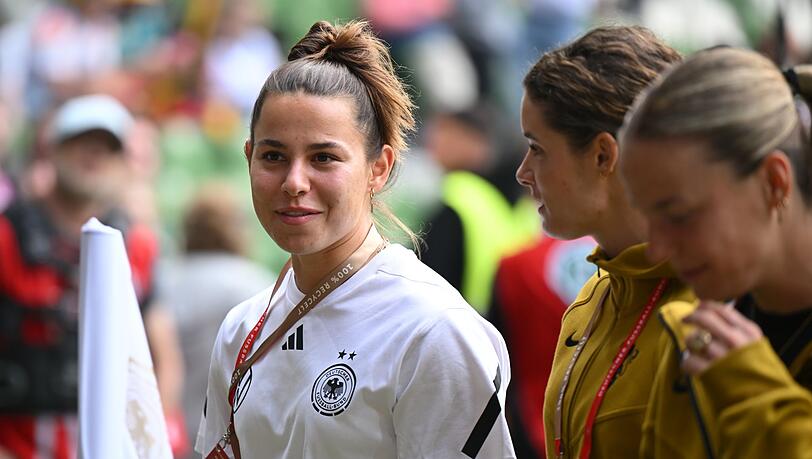 Lena Oberdorf glaubt fest an den Finaleinzug der deutschen Fußballerinnen.
