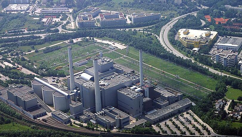 Hier wird immer noch Steinkohle verfeuert &ndash; wie lange noch? Das Heizkraftwerk Nord in Föhring.