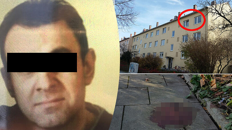 In diese Wohnung ist das Ehepaar kürzlich eingezogen. Am Tatort waren am Morgen noch Blutspuren zu sehen. Joseph B. (43) hat die Tat inzwischen gestanden.