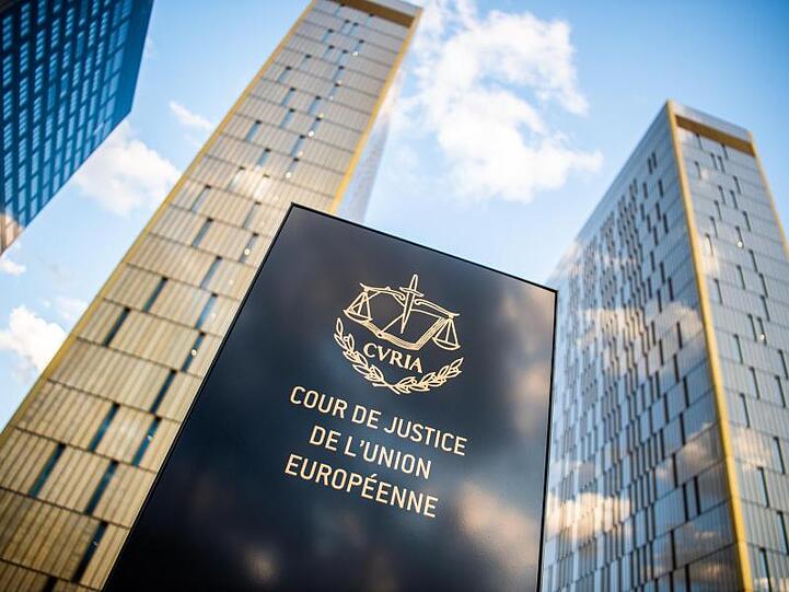 Die Bürotürme des Europäischen Gerichtshofs in Luxemburg.