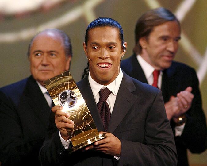 2005: Ronaldinho (Brasilien/FC Barcelona)