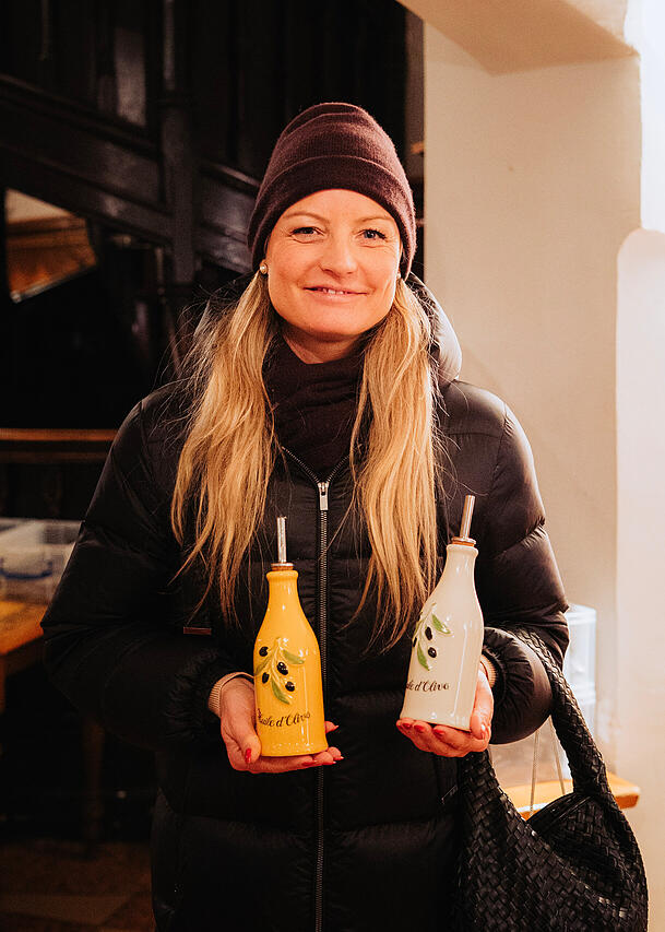 Magdalena Machulec ist auf der Suche nach Schn&auml;ppchen.