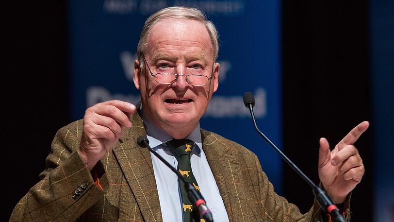 Der AfD-Spitzenkandidat für die Bundestagswahl spricht in der Meistersingerhalle.