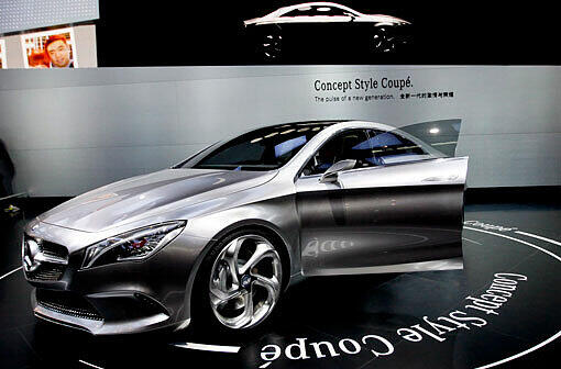 Mercedes Concept Style Coupé: hier auf der Autoschau in Peking.