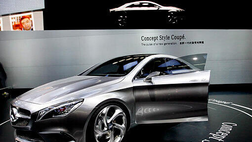 Mercedes Concept Style Coupé: hier auf der Autoschau in Peking. Mercedes Concept Style Coupé: hier auf der Autoschau in Peking.