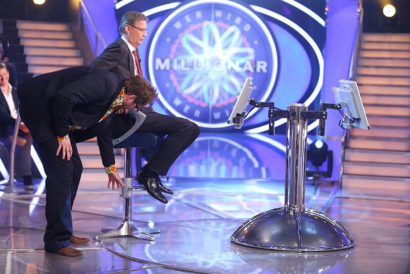 Engelke, Poldi, Lanz und Panzer erspielten insgesamt 875.000 Euro für den guten Zweck. Und brachten das Publikum oft zum Lachen. Die Bilder des "Wer wird Millionär?-Prominentenspecials