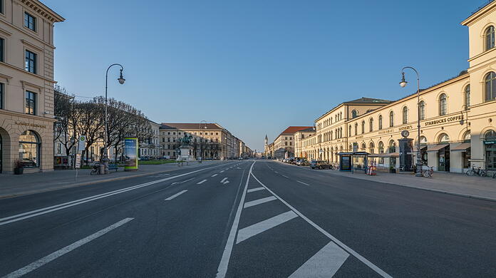 Thema hitziger Debatten: die Ludwigstraße und der geplante Radweg. (Archivbild)