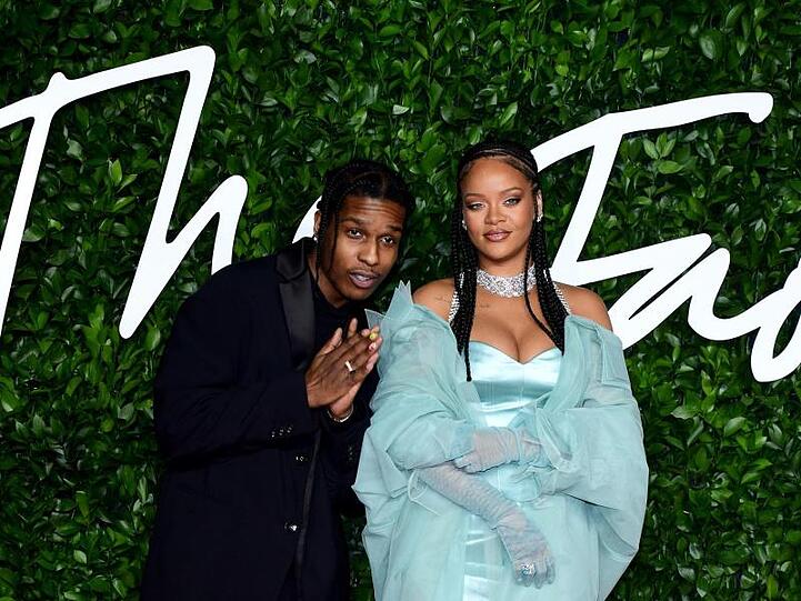 A$AP Rocky und Rihanna bei den British Fashion Awards in London.