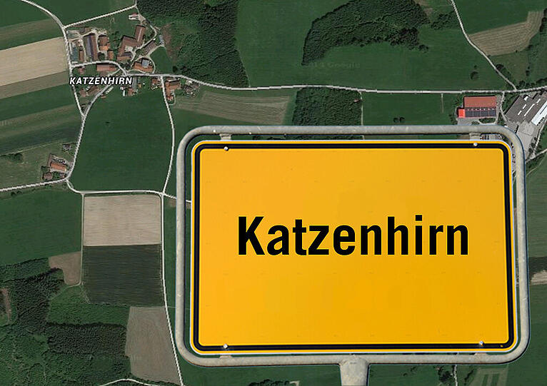 Katzenhirn liegt in Schwaben und ist ein Ortsteil von Mindelheim. Die Bezeichnung stammt wohl von einem Bewohner mit dem gleichen Familiennamen.