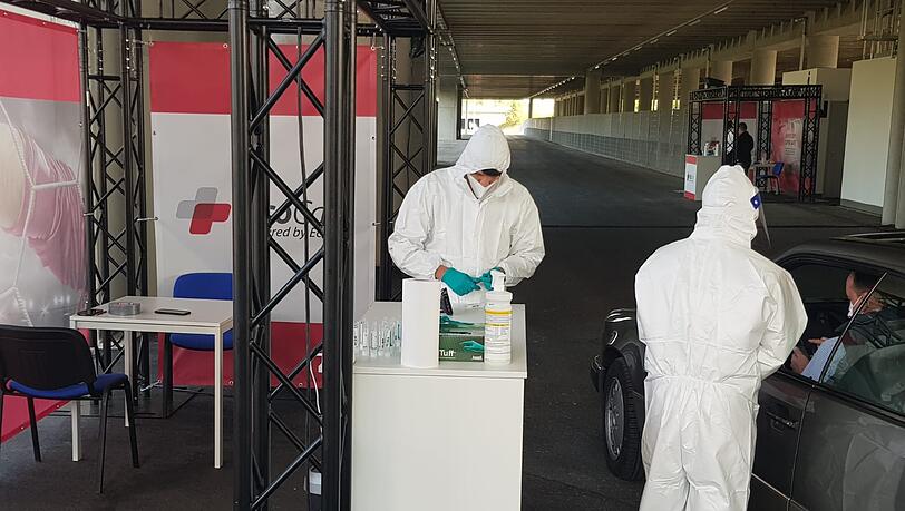 Kostenfreier Corona-Test in der Allianz Arena