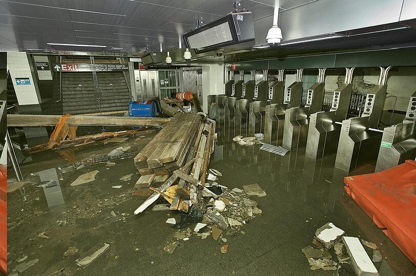 Aufräumen nach "Sandy": Die Bilder der Zerstörung aus den USA