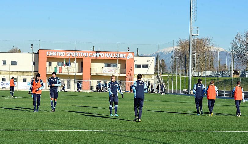 Die Löwen im Trainingslager in Brescia.