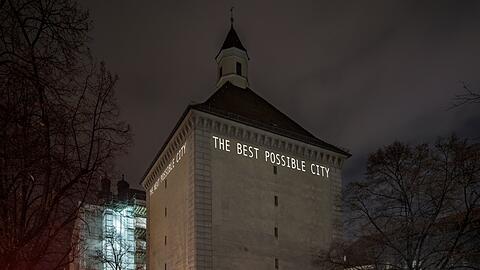 Der Bunker an der Blumenstraße ist jetzt eine Galerie für Architektur.
