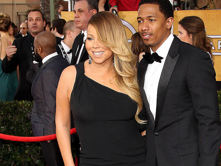 Im Januar waren sie noch glücklich vereint: Mariah Carey und Nick Cannon bei den Screen Actors Guild Awards in Los Angeles