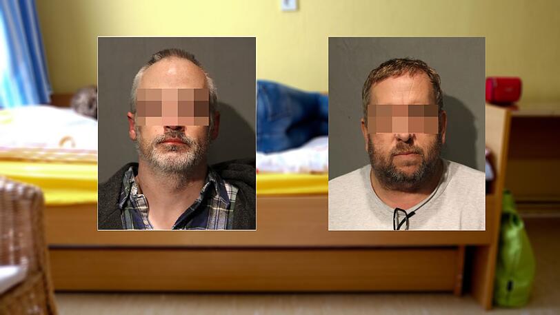 Elite-Professor Wyndham Lathem und sein Komplize Andrew Warren.