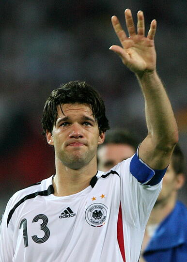 Ballack und die Nationalmannschaft: Er bestritt 98 Länderspiele.